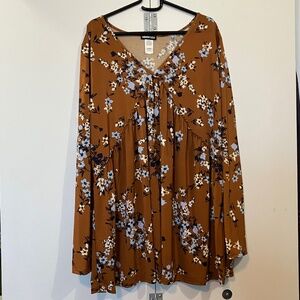 Heimish USA Floral Tunic Blouse